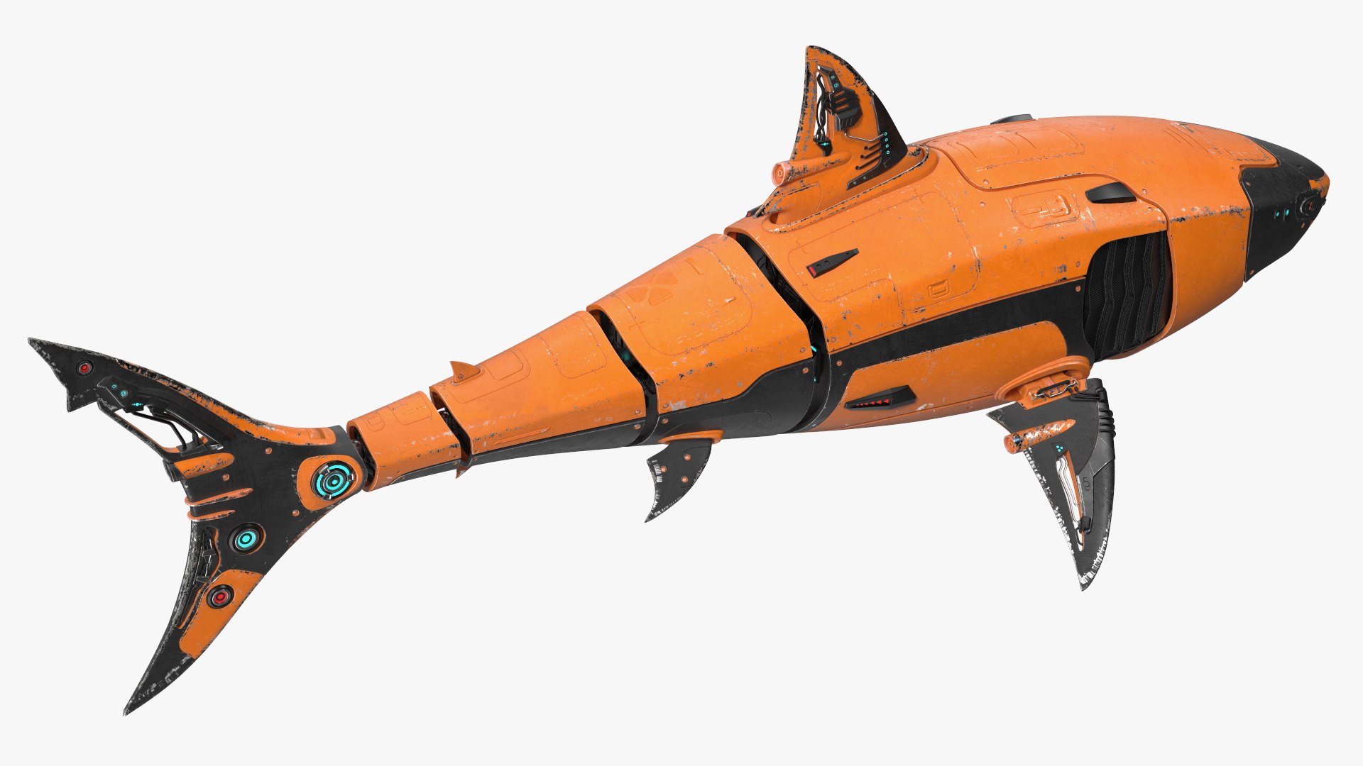 Shark Robot Orange model https://p.turbosquid.com/ts-thumb/Ci/aDYOqh/jf/sharkrobotorangec4dmodel016/jpg/1712517790/1920x1080/fit_q87/f427c91468dc384ecd2cbb60577bcca7643d999d/sharkrobotorangec4dmodel016.jpg