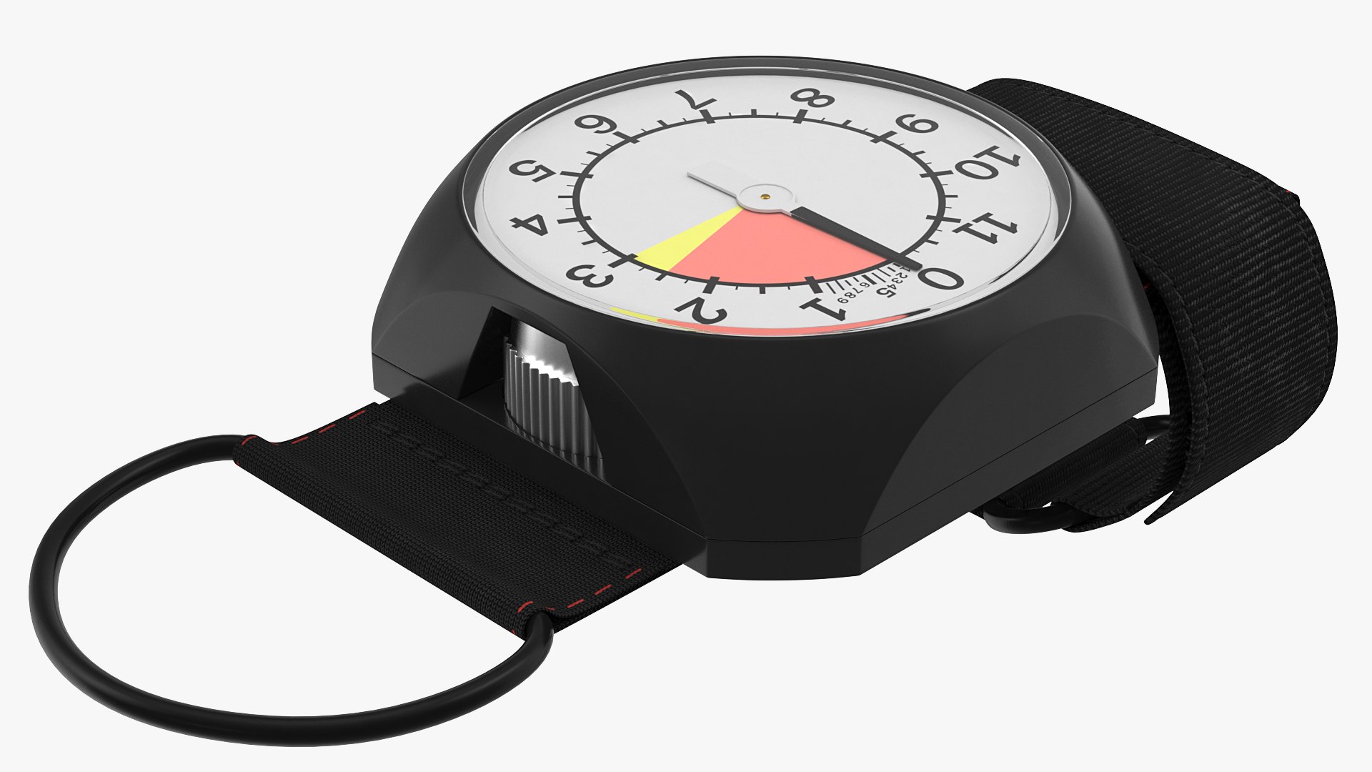 Analog Skydiving Altimeter 3D model preview