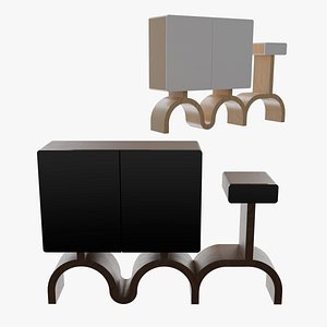 3D Cabinet HO-145 model
