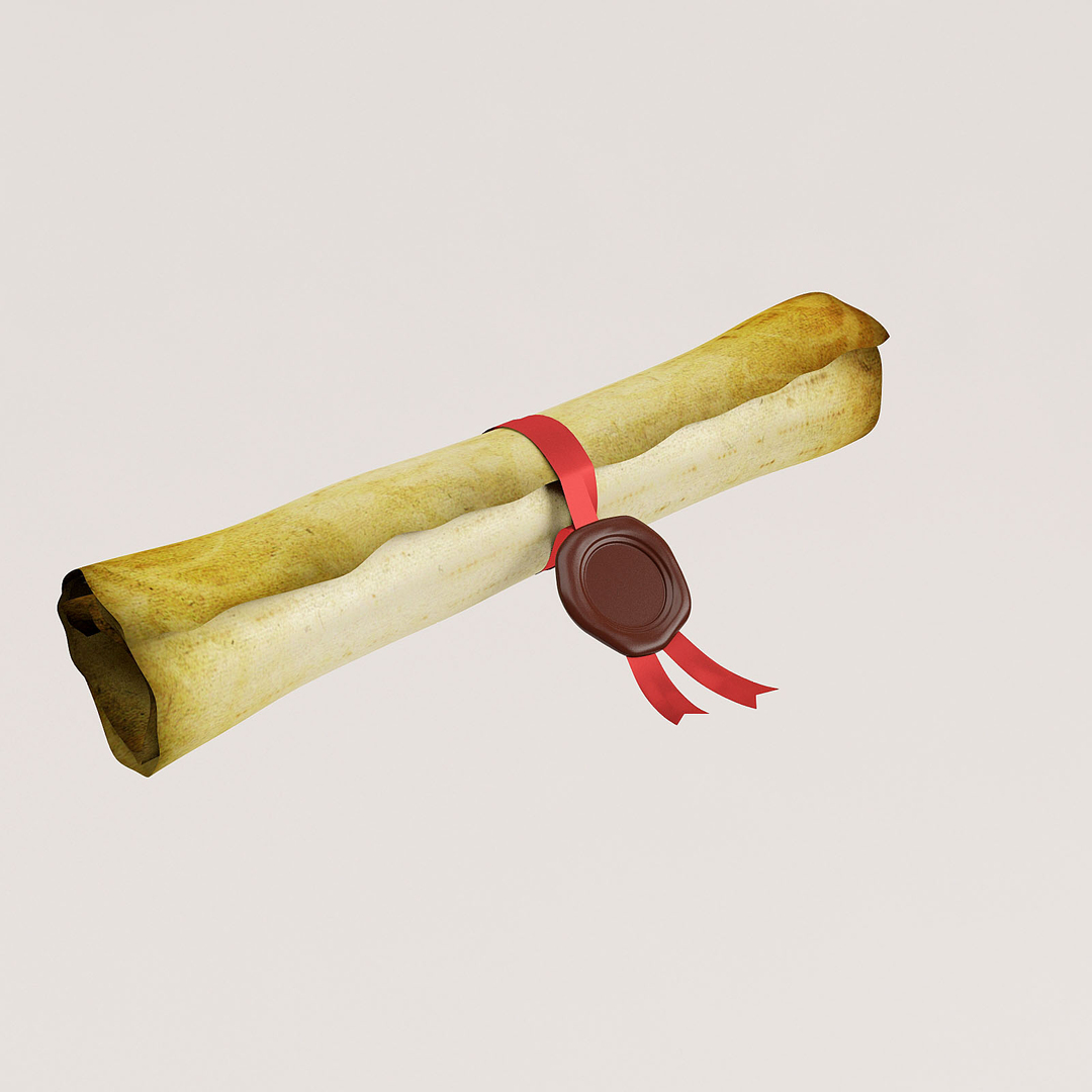 Scroll 3d Model