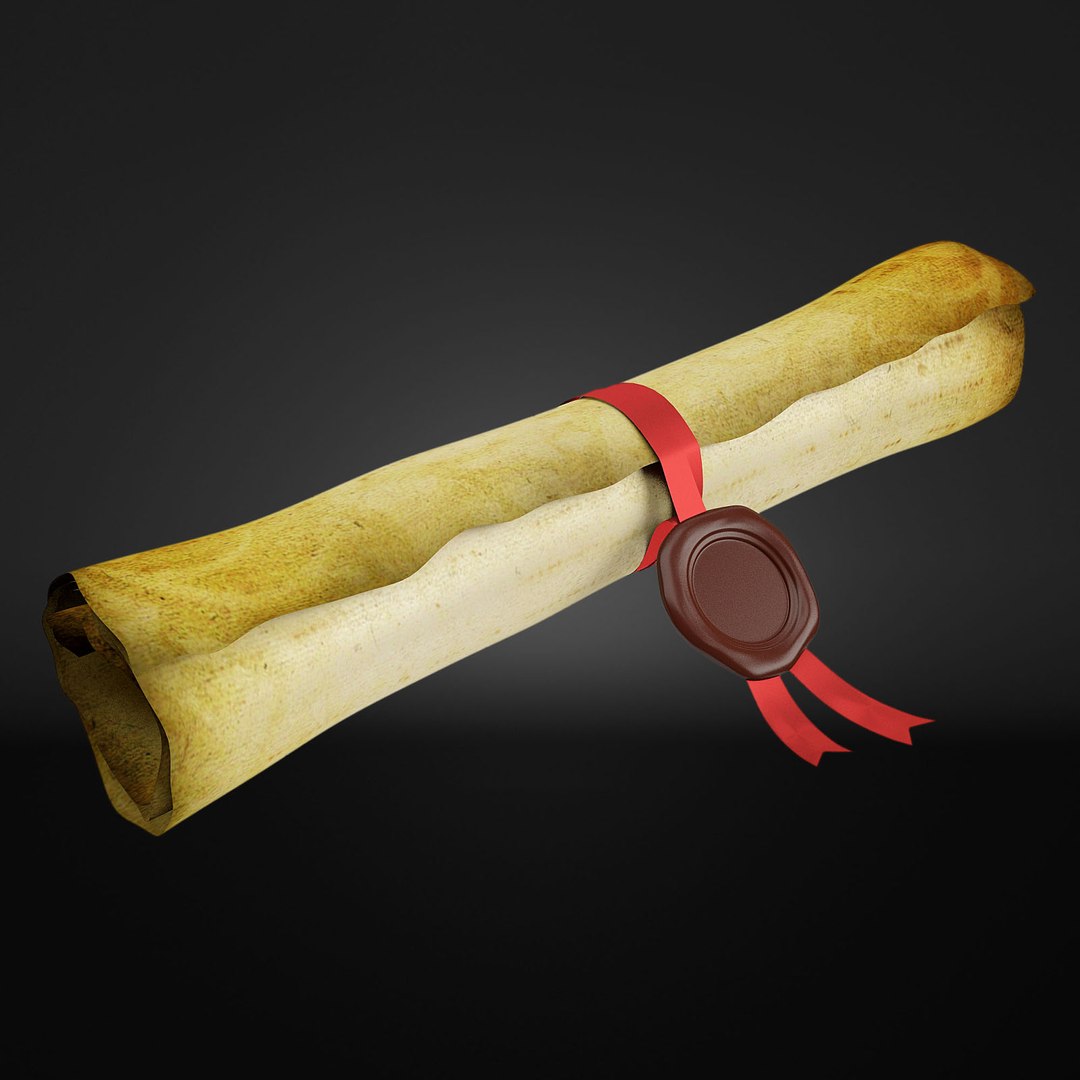 Scroll 3d Model