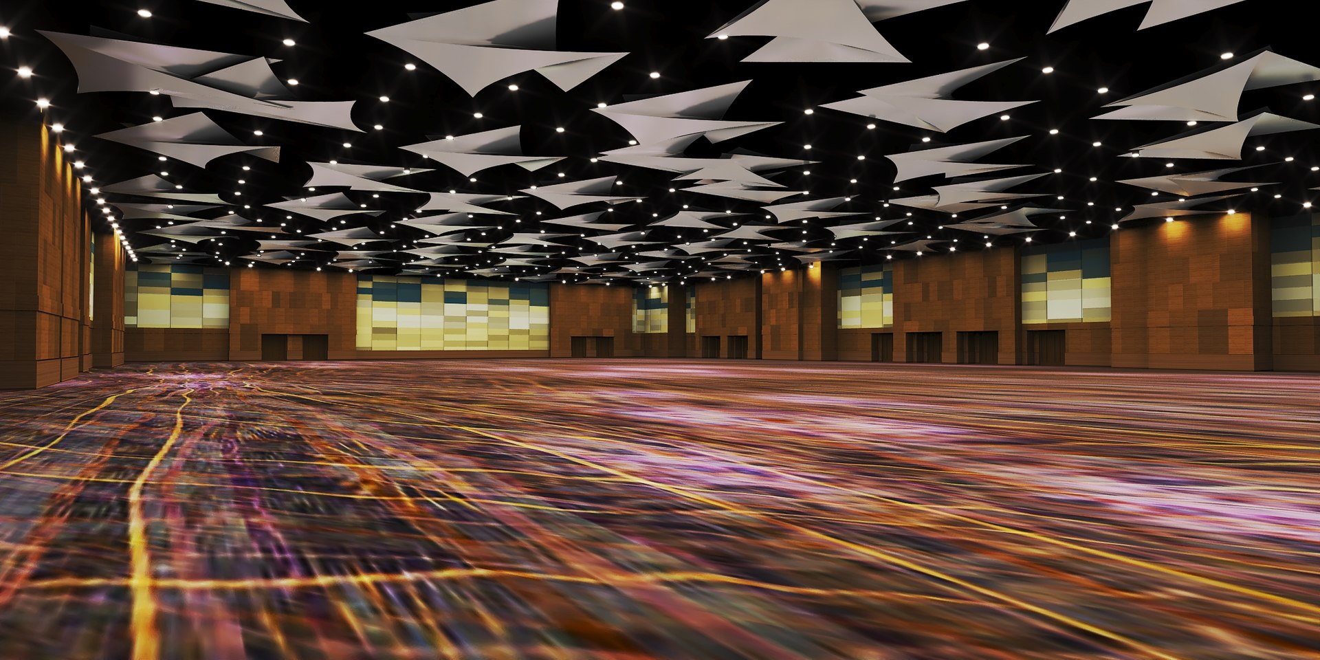 3D Phoenix Convention Center North Ballroom Model - TurboSquid 1968546
