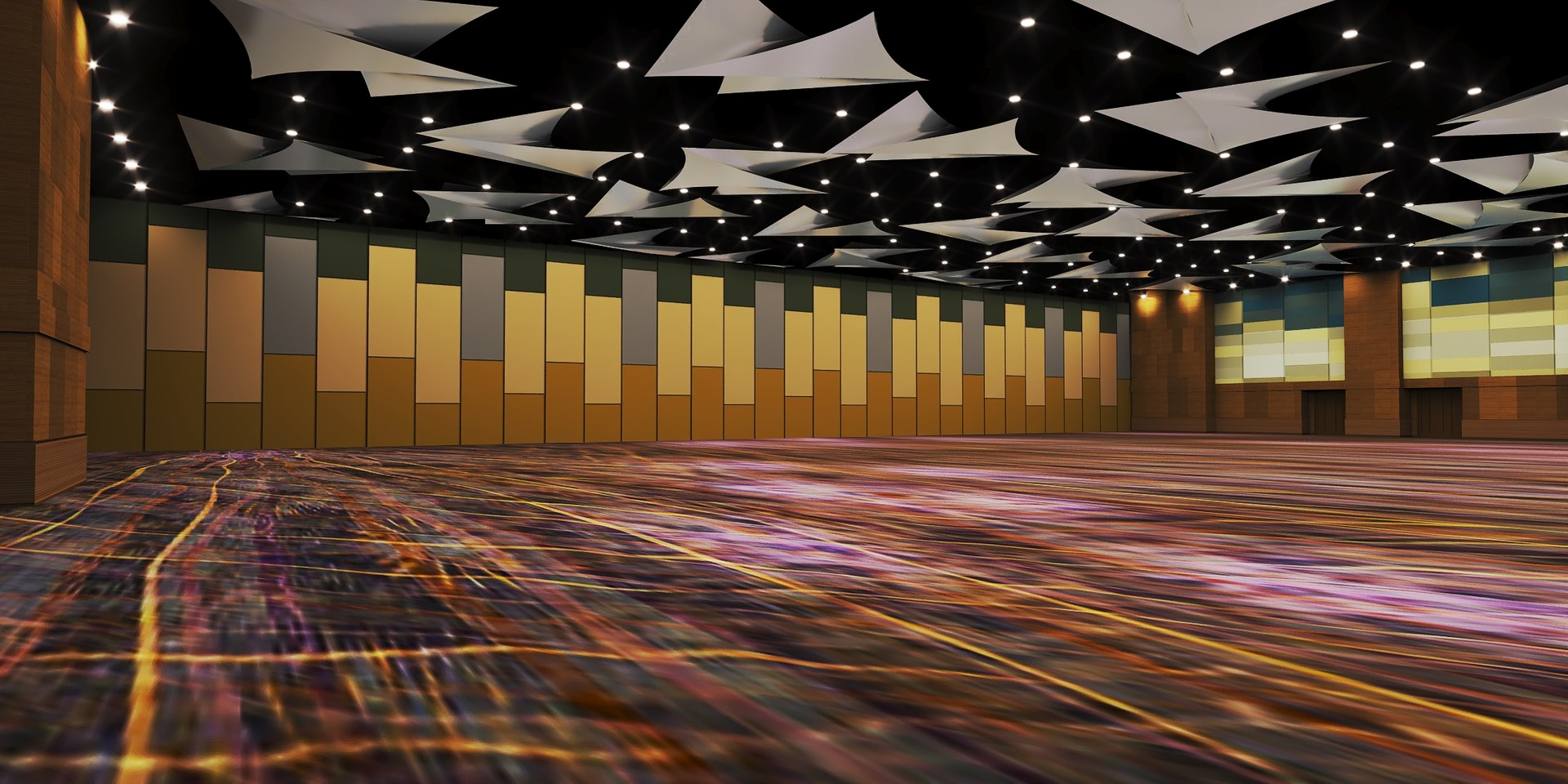 3D Phoenix Convention Center North Ballroom Model - TurboSquid 1968546