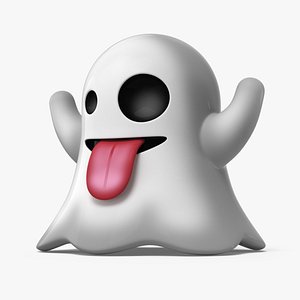 Emoji Ghost 3D model