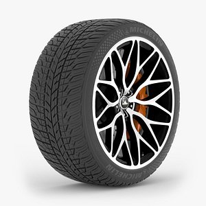 Michelin Pilot Sport Wheel 3D model
