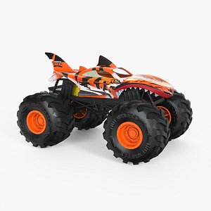 3D Hot Wheels Monster Truck