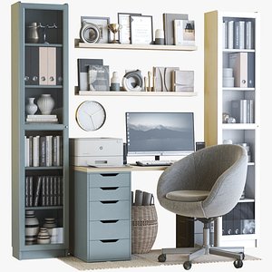 IKEA office workplace 105 3D model
