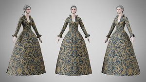 Dress 30 Royal Baroque Brocade v2