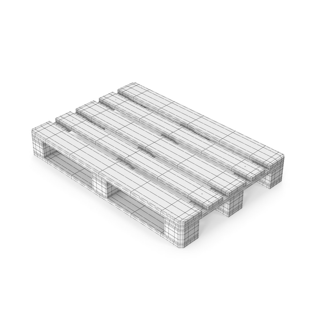 3D Model Wooden Pallet - TurboSquid 2017069