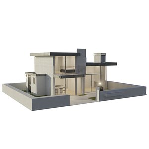 Minimalist House 3D model
