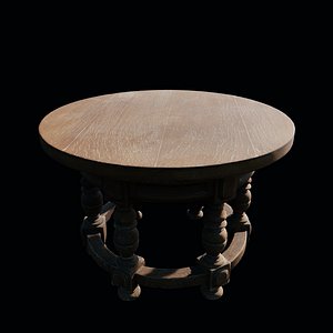 3D vintage table