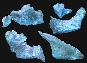 ice iceland packed 3D model