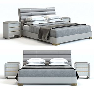 Baker Furniture - Tashmarine Bed White