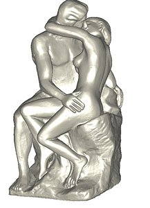 kiss le baiser obj