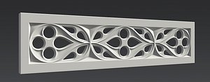 ornament gothic 3d model