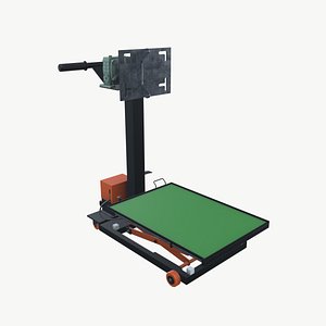 Engine stand 3D model