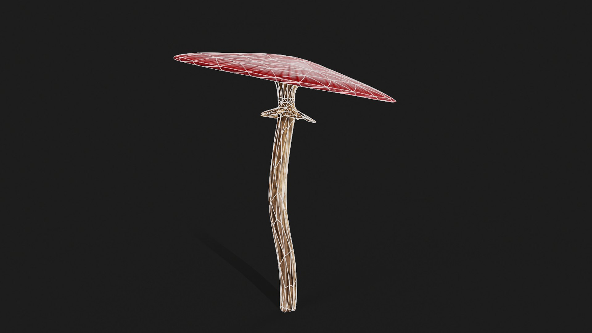 Red mushroom 3D model https://p.turbosquid.com/ts-thumb/Cj/Dw1E7W/Dm/wire/png/1667319301/1920x1080/fit_q87/beb25c5c2fa8d5f7c520b8daf35307ba0f6d5820/wire.jpg
