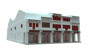 3D Commercial Building - Chinesse Style