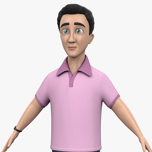 Cartoon Common-man Character