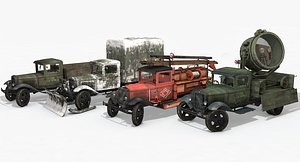 3dsmax vehicles gaz-aa