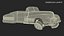 Sci Fi Hover Car Retro New Yellow