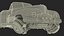 Sci Fi Hover Car Retro New Yellow