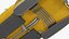 Sci Fi Hover Car Retro New Yellow