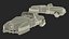 Sci Fi Hover Car Retro New Yellow