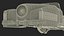 Sci Fi Hover Car Retro New Yellow