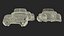 Sci Fi Hover Car Retro New Yellow