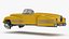 Sci Fi Hover Car Retro New Yellow