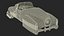 Sci Fi Hover Car Retro New Yellow