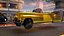 Sci Fi Hover Car Retro New Yellow