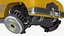 Sci Fi Hover Car Retro New Yellow