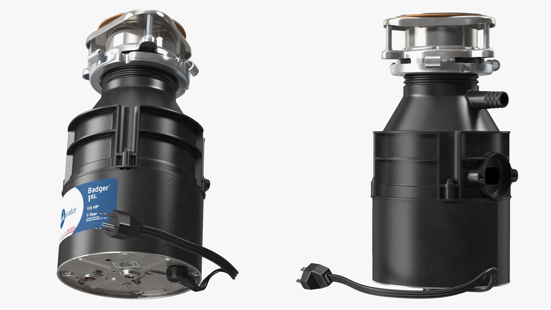 3D Model Feed Garbage Disposal Badger 1XL 1-3 HP - TurboSquid 2017680
