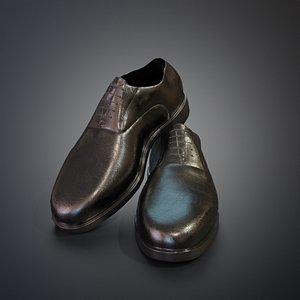 Men Leather Shoes - Realistic and Game-Ready model