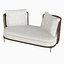 Minotti tape Cord 2 seater lounge