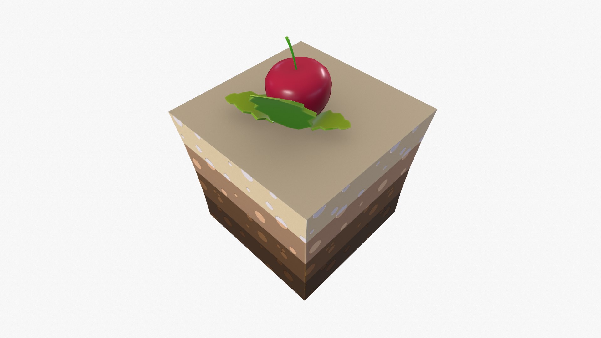 3D Cartoon CakeV3 Model - TurboSquid 1915902
