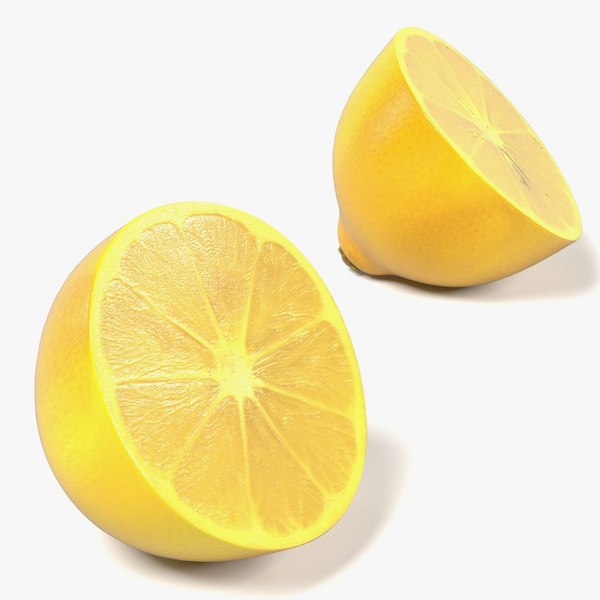 3ds lemon halves