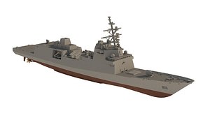 Guided Missile Frigate 3D Models for Download | TurboSquid