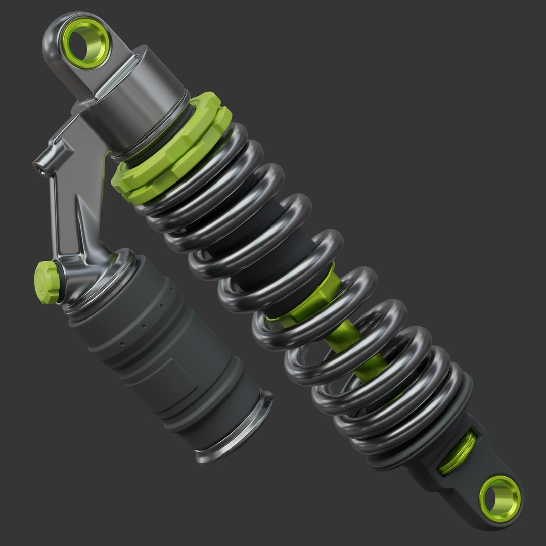 Shock Absorber 3D TurboSquid 2014295