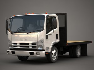3dsmax gmc isuzu n-series flatbed