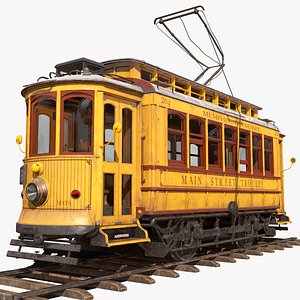 old tram memphis 3D model
