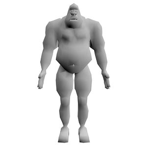 lowpoly cartoon characters