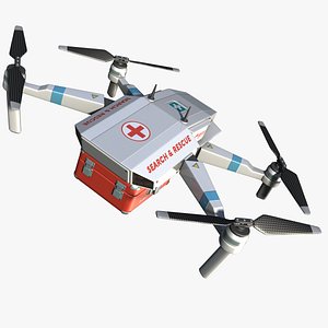 3D model Hospital Drone