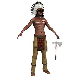 3ds max indian chief