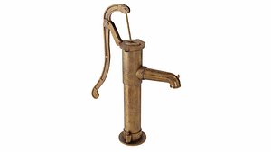 3D model Manual water pump