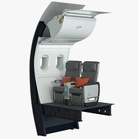 Singapore Airlines Premium Economy Seat with Wall