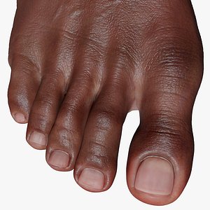 Foot Black 3D model