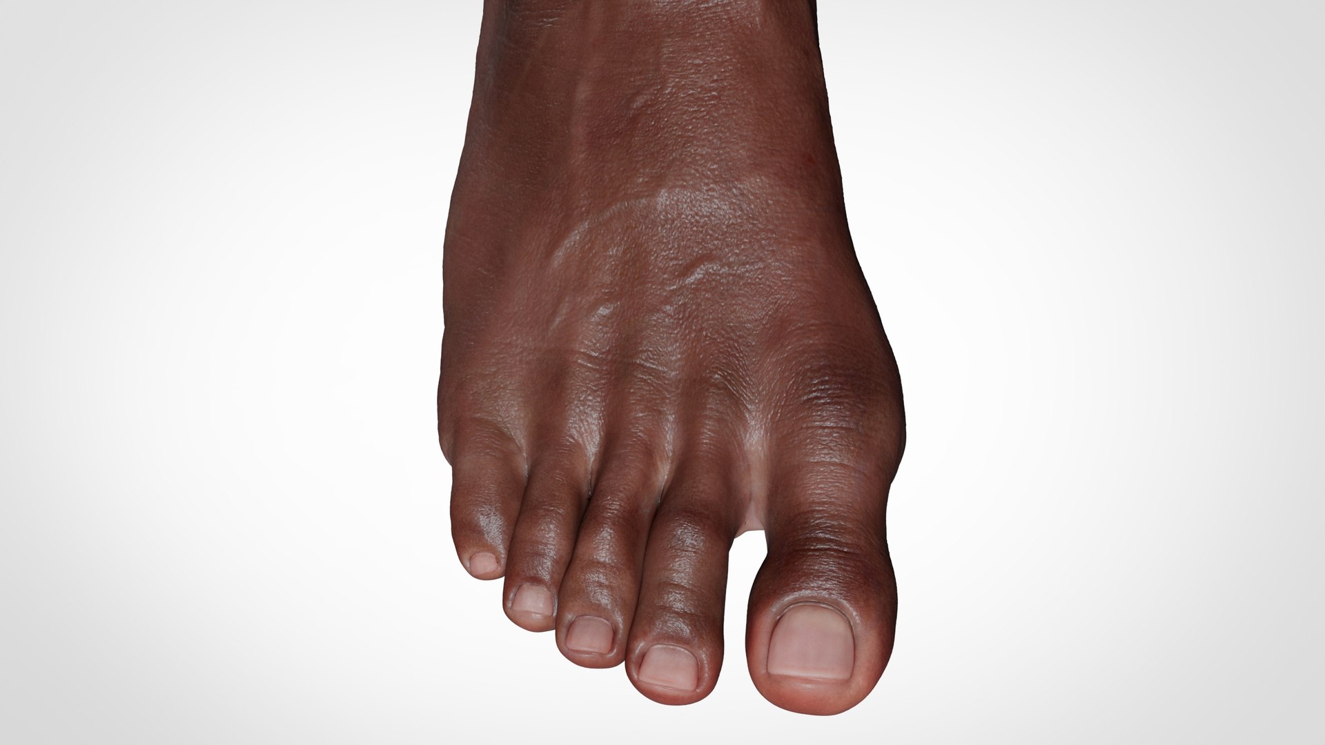 Foot Black 3d Model - Turbosquid 1764102